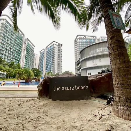 Beachfront Azure Escape, 2Br Condo